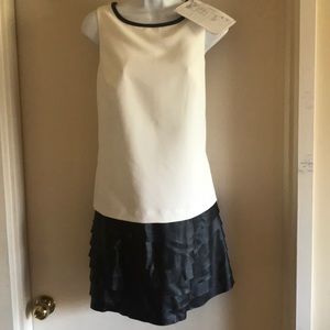 Ann Taylor Color Block Layla Tier Sleeveless Dress